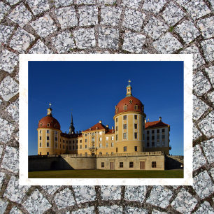 Cartão Postal Castelo de Moritzburg, Saxónia, Alemanha