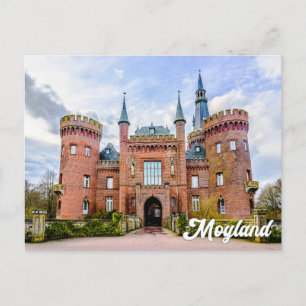 Cartão Postal Castelo de Moyland, Kleve, Alemanha