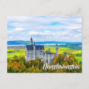 Cartão Postal Castelo de Neuschwanstein, Alemanha