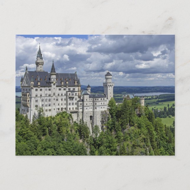 Cartão Postal Castelo de Neuschwanstein - Alemanha (Frente)