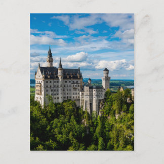 Cartão Postal Castelo de Neuschwanstein - Baviera - Alemanha