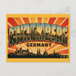 Cartão Postal Castelo de Nuremberga Alemanha