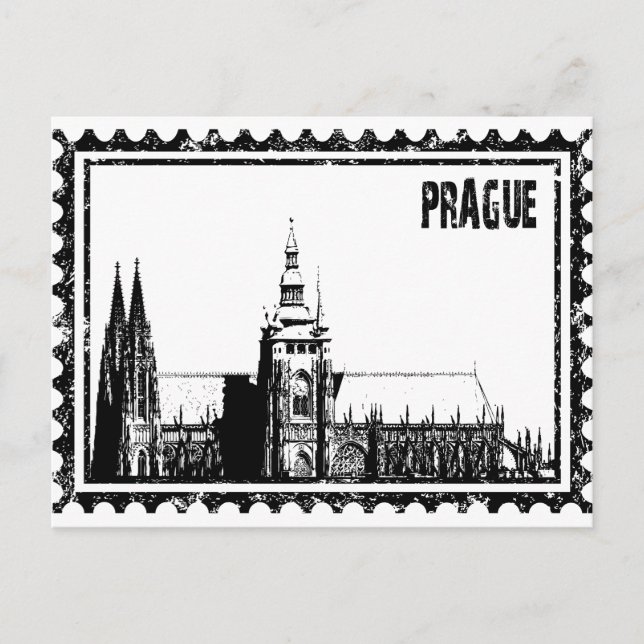 Cartão Postal Castelo de Praga (Frente)