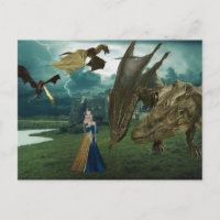 Castelo de Quebra-Fogo da Rainha e Dragões Wyvern