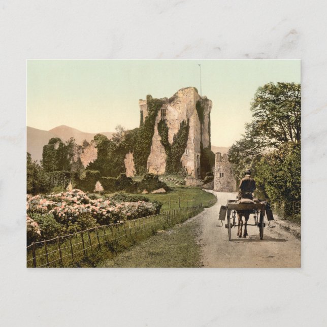 Cartão Postal Castelo de Ross II, Killarney, County Kerry (Frente)