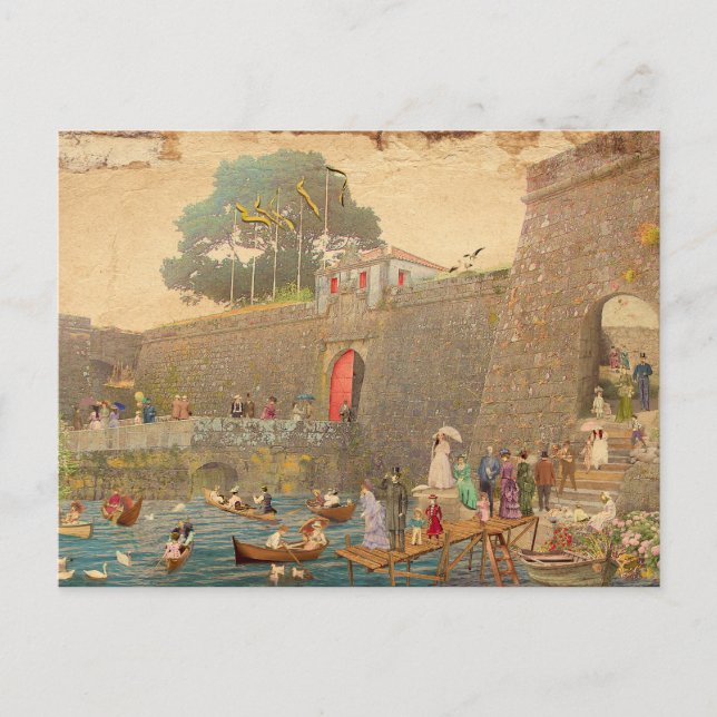Cartão Postal Castelo de São Tiago. (Frente)