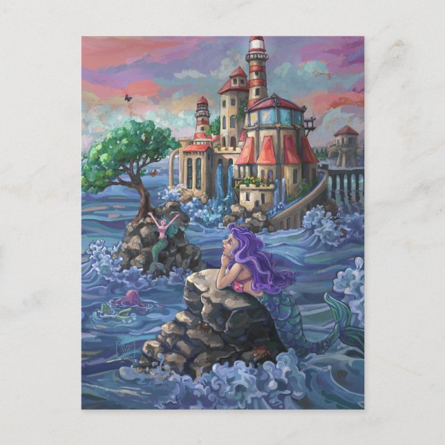 Cartão Postal Castelo de Sereia (Frente)
