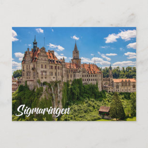 Cartão Postal Castelo de Sigmaringen, Alemanha