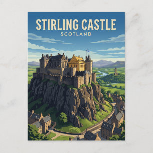 Cartão Postal Castelo de Stirling Escócia