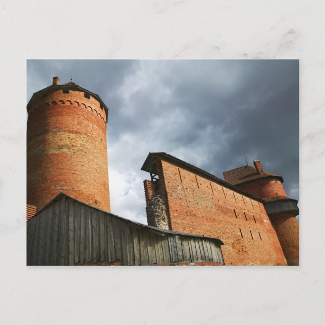 Cartão Postal Castelo de Turaida, Sigulda, Letônia (Frente)