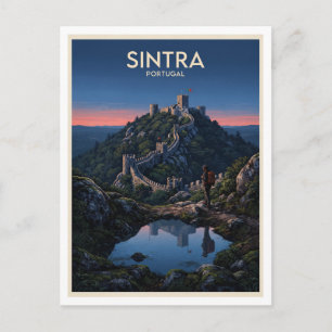 Cartão Postal Castelo dos Mouros Sintra Portugal