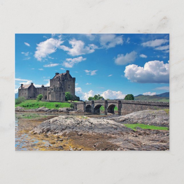 Cartão Postal Castelo Eilean Donan (Frente)