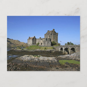 Cartão Postal Castelo Eilean Donan, Escócia. O famoso Eilean 2