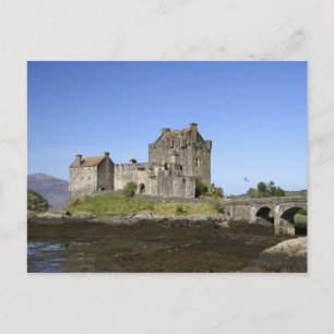 Cartão Postal Castelo Eilean Donan, Escócia. O famoso Eilean 3