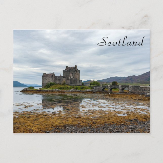 Cartão Postal Castelo Eilean Donan, Loch Duich - Escócia, Reino  (Frente)