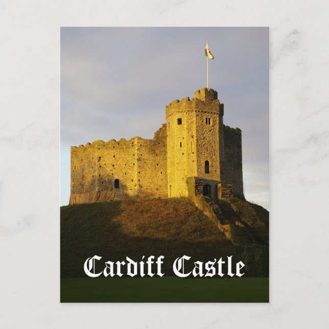 Cartão Postal Castelo em Sunset (Frente)