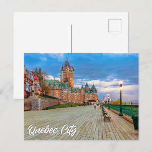 Cartão Postal Castelo Frontenac, Cidade de Quebec, Quebec, Canad