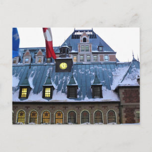 Cartão Postal Castelo Frontenac, Quebec, Canadá