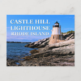 Cartão Postal Castelo Hill Lighthouse, Rhode Island