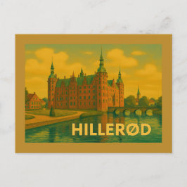 Cartão Postal Castelo Hillerød Dinamarca