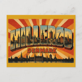 Cartão Postal Castelo Hillerød Dinamarca