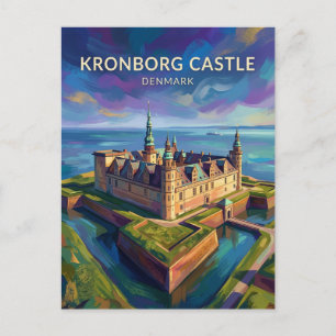 Cartão Postal Castelo Kronborg Dinamarca