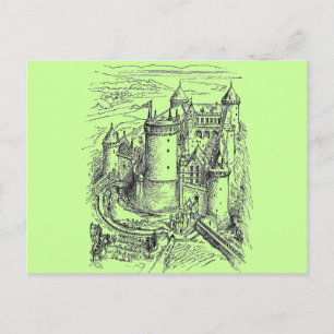 Cartão Postal Castelo Medieval