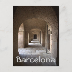 Cartão Postal Castelo Montjuic, Barcelona