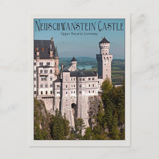 Cartão Postal Castelo Neuschwanstein (Frente)