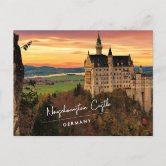 Cartão Postal Castelo Neuschwanstein Alemanha