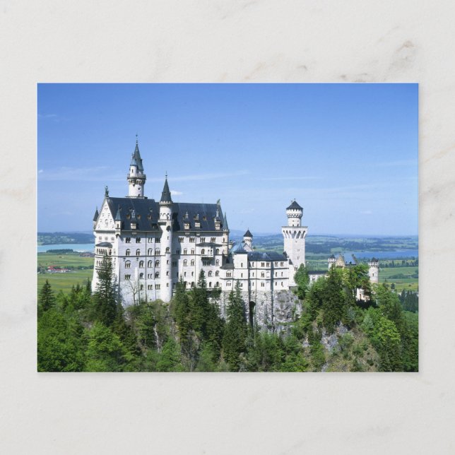 Cartão Postal Castelo Neuschwanstein Bavaria (Frente)