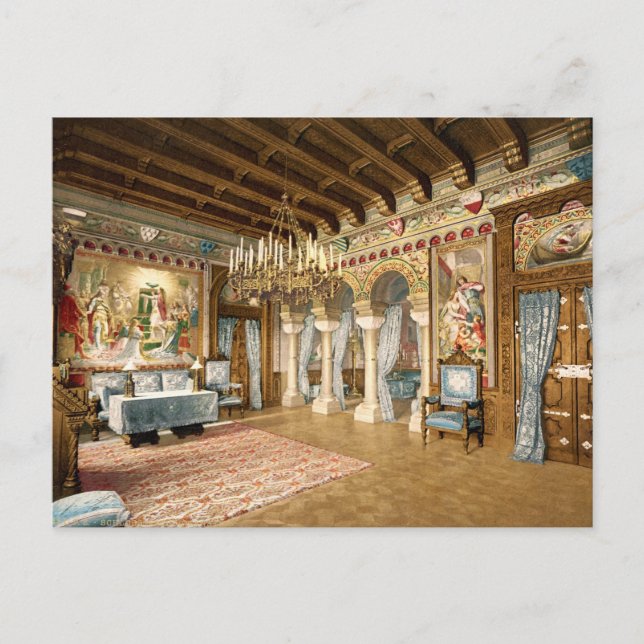 Cartão Postal Castelo Neuschwanstein Upper Bavaria Alemanha (Frente)