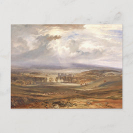 Cartão Postal Castelo Raby, o assento do Conde de Darlington