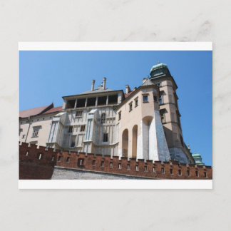 Cartão Postal Castelo real de Wawel em Cracow