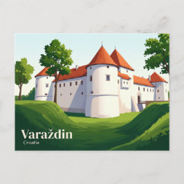 Cartão Postal Castelo Stari Grad Croácia