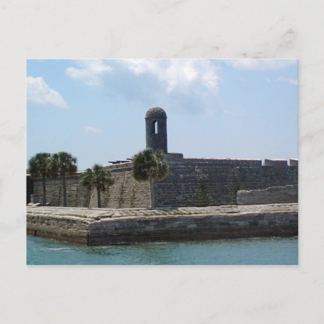Cartão Postal Castillo de San Marcos (Frente)