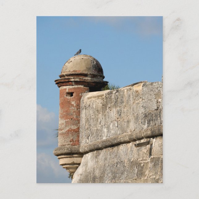 Cartão Postal castillo de san marcos (Frente)