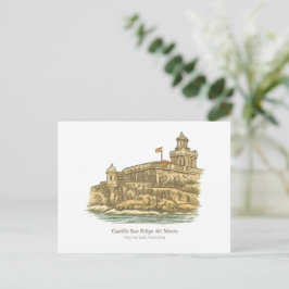 Cartão Postal Castillo del Morro – Velho San Juan