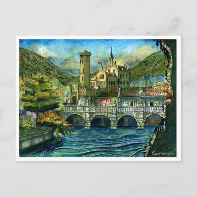 Cartão Postal Castillo en el Lago  (Frente)