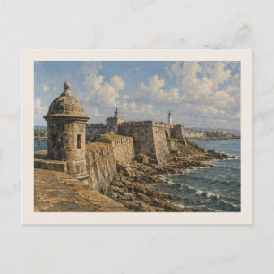 Cartão Postal Castillo San Felipe del Morro – Velho San Juan