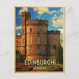 Cartão Postal Castle Rock Edinburgh