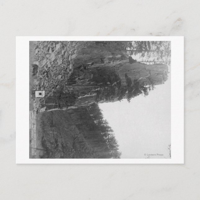 Cartão Postal Castle Rock entre Hill City e Rockerville (Frente)