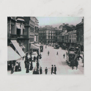 Cartão Postal Castle Square, Belfast, c.1902