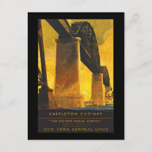Cartão Postal "Castleton Cut-Off" - Nova Iorque Central Lines Vi