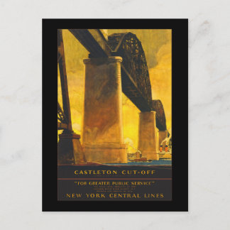 Cartão Postal "Castleton Cut-Off" - Nova Iorque Central Lines Vi