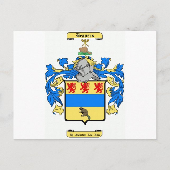 Cartão Postal castores (Frente)