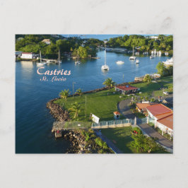 Cartão Postal Castries Santo Lucia Caribe Island