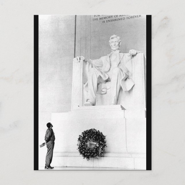 Cartão Postal Castro Olha para Lincoln (Frente)