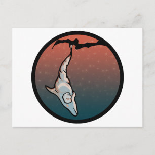 Cartão Postal casulo de golfinho