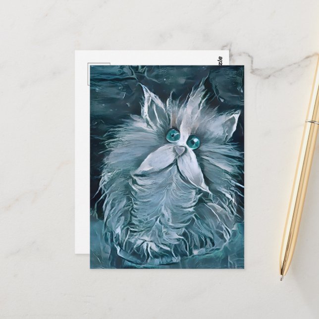 Cartão Postal Cat 1 - Olhando para você (Frente/Verso In Situ)